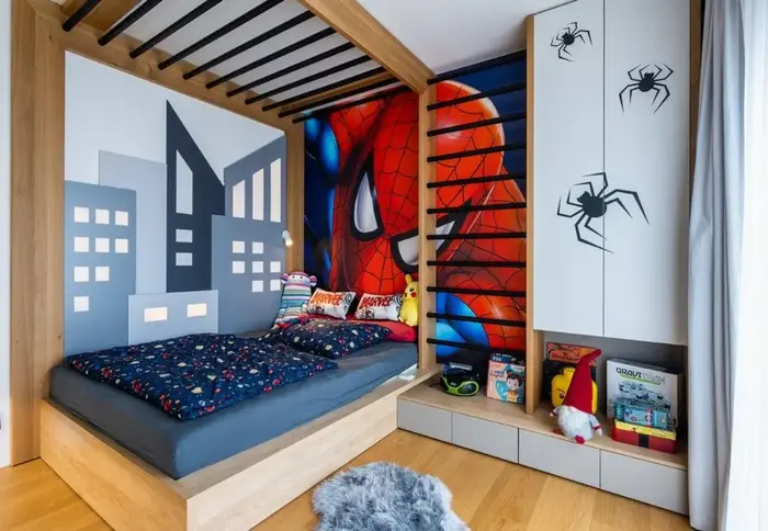 LED prosvětlená 3D stěna